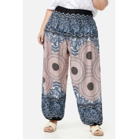 Harembroek XL Mandala wit